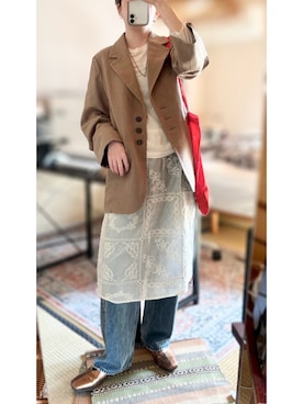 「crewre（クルーレ）のアイテム」を使った、Shellyさん（レディース・160cm）の冬コーディネート