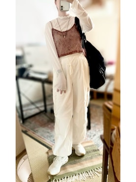 「アイテム（シューズ）」を使った、Shellyさん（レディース・160cm）の秋コーディネート