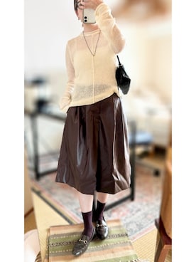 Shellyさん（レディース・160cm）の秋コーディネート