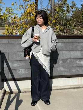 suaさん（レディース・159cm）の春コーディネート