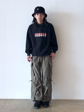「アイテム（トップス）」を使った、兵藤皐太郎さん（メンズ・168cm）の秋コーディネート