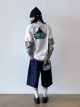 「アイテム（トップス）」を使った、兵藤皐太郎さん（メンズ・168cm）の夏コーディネート