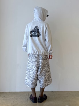 「アイテム（パーカー）」を使った、兵藤皐太郎さん（メンズ・168cm）の夏コーディネート