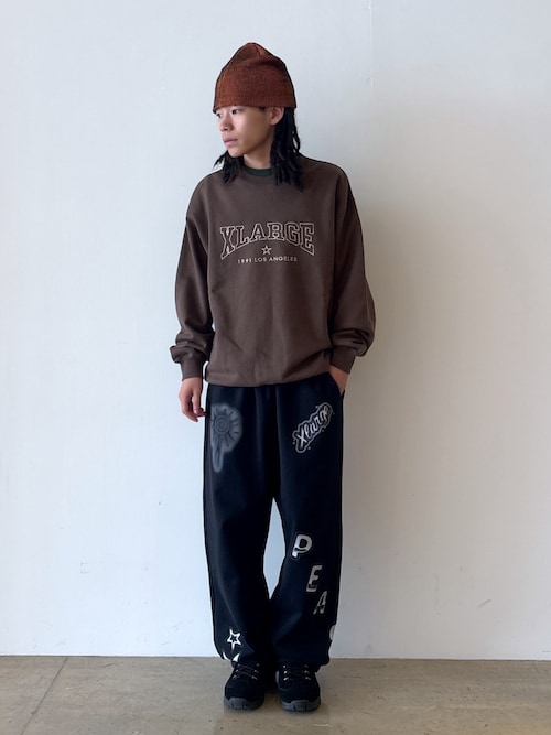 セール】BRIDGE LOGO CREWNECK SWEATSHIRT（スウェット）｜XLARGE