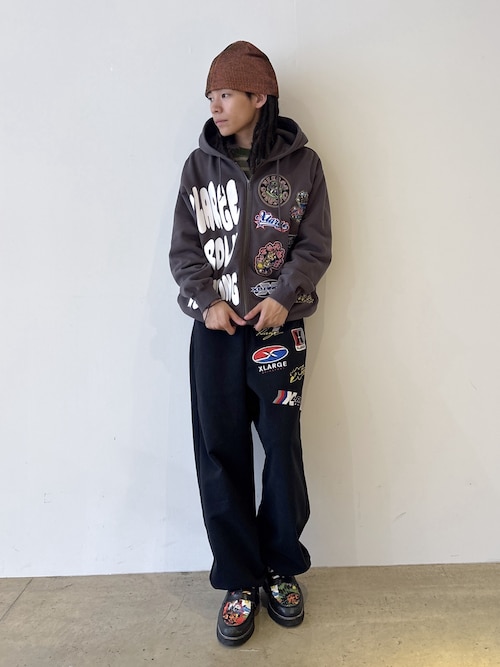 ★美品★ 激レア　FR2★サークルロゴ ジップパーカー 肉厚 即完売 XL JACKROSE（ジャックローズ） パーカー 2ND ARCHIVE-キバBOY ZIP