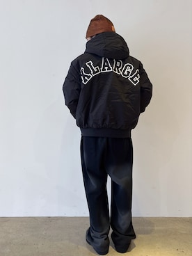 「アイテム（ナイロンジャケット）」を使った、兵藤皐太郎さん（メンズ・168cm・20代）の秋コーディネート