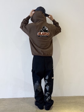 「アイテム（シューズ）」を使った、兵藤皐太郎さん（メンズ・168cm）の秋コーディネート