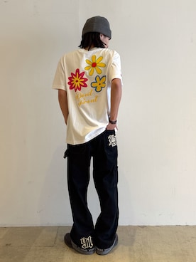 「アイテム（ニットキャップ/ビーニー）」を使った、兵藤皐太郎さん（メンズ・168cm・20代）の夏コーディネート