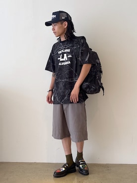 「アイテム（パンツ）」を使った、兵藤皐太郎さん（メンズ・168cm）の夏コーディネート