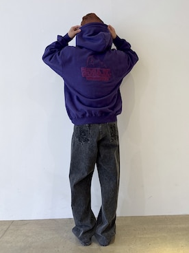 「アイテム（シューズ）」を使った、兵藤皐太郎さん（メンズ・168cm）の秋コーディネート