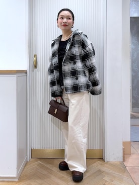 「VIS（ビス）のアイテム」を使った、namieさん（レディース・157cm）の秋コーディネート