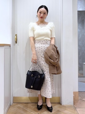 「Juze（ジュゼ）のアイテム」を使った、namieさん（レディース・157cm）の夏コーディネート