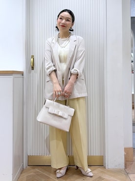 「VIS（ビス）のアイテム」を使った、namieさん（レディース・157cm）の春コーディネート