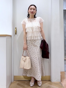 「VIS（ビス）のアイテム（バッグ）」を使った、namieさん（レディース・157cm）の夏コーディネート