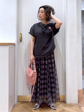 「アイテム（サングラス）」を使った、namieさん（レディース・157cm・40代）の夏コーディネート