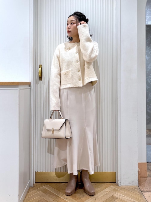 美easy】ウーリッシュマーメイドスカート【セットアップ対応/洗える