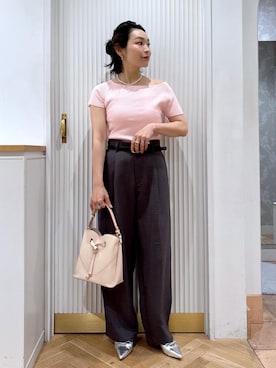 「VIS（ビス）のアイテム」を使った、namieさん（レディース・157cm）の夏コーディネート