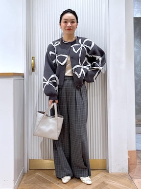 「アイテム（パンプス）」を使った、namieさん（レディース・157cm・40代）の秋コーディネート