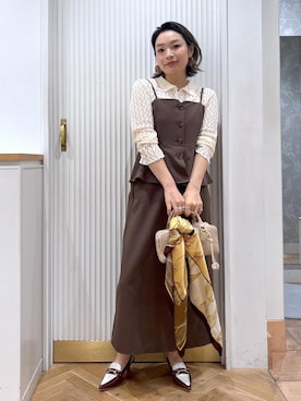 「アイテム（ワンピース/ドレス）」を使った、namieさん（レディース・157cm・40代）の夏コーディネート