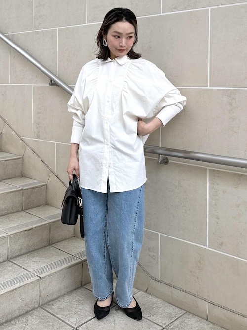 セール】【洗える】モモンガビックシルエットシャツ（シャツ/ブラウス