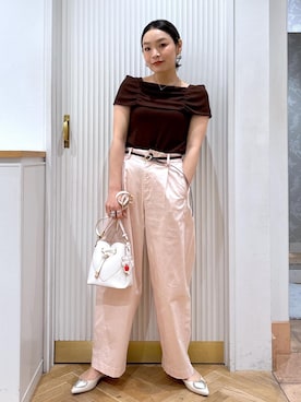 「VIS」｜「アイテム（アクセサリー）」を使った、namieさん（レディース・157cm）の夏コーディネート