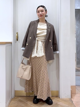 「VIS（ビス）のアイテム（トップス）」を使った、namieさん（レディース・157cm）の秋コーディネート