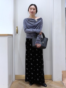 「VIS（ビス）のアイテム」を使った、namieさん（レディース・157cm）の秋コーディネート