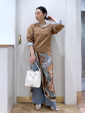 namieさん（レディース・157cm）の冬コーディネート