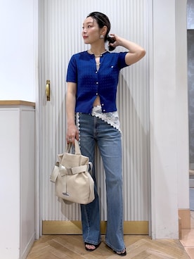 「POLO BCS（ポロ ビーシーエス）のアイテム」を使った、namieさん（レディース・157cm）の夏コーディネート