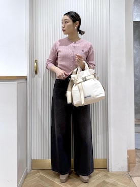 「Juze（ジュゼ）のアイテム」を使った、namieさん（レディース・157cm）の冬コーディネート