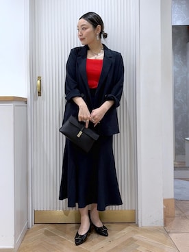 「Juze（ジュゼ）のアイテム」を使った、namieさん（レディース・157cm）の春コーディネート