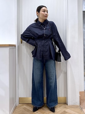 「パンツスタイル」｜namieさん（レディース・157cm・40代）の秋コーディネート