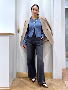 「VIS（ビス）のアイテム」を使った、namieさん（レディース・157cm）の秋コーディネート