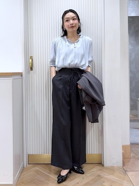 「Juze（ジュゼ）のアイテム」を使った、namieさん（レディース・157cm）の春コーディネート