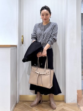 「アイテム（スカート）」を使った、namieさん（レディース・157cm・40代）の秋コーディネート