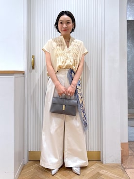 「アイテム（パンプス）」を使った、namieさん（レディース・157cm・40代）の夏コーディネート