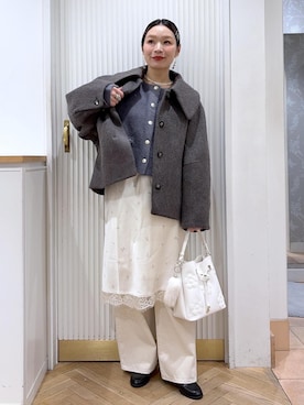 「VIS（ビス）のアイテム」を使った、namieさん（レディース・157cm）の秋コーディネート