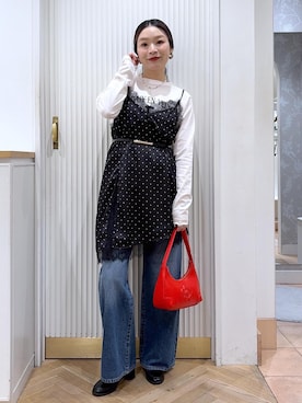 「VIS（ビス）のアイテム」を使った、namieさん（レディース・157cm）の秋コーディネート
