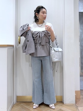「OUTDOOR PRODUCTS（アウトドアプロダクツ）のアイテム」を使った、namieさん（レディース・157cm）の春コーディネート