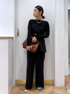 「VIS（ビス）のアイテム」を使った、namieさん（レディース・157cm）の秋コーディネート