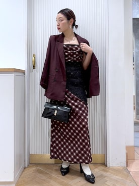 「VIS（ビス）のアイテム（バッグ）」を使った、namieさん（レディース・157cm）の夏コーディネート