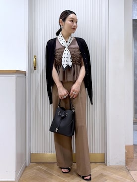 「Juze（ジュゼ）のアイテム」を使った、namieさん（レディース・157cm）の夏コーディネート