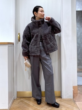 「アイテム（キャミソール）」を使った、namieさん（レディース・157cm・40代）の秋コーディネート