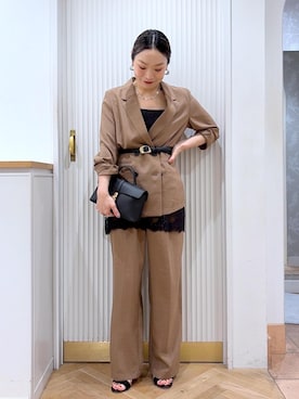「Juze（ジュゼ）のアイテム」を使った、namieさん（レディース・157cm）の夏コーディネート