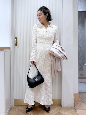 「VIS（ビス）のアイテム（バッグ）」を使った、namieさん（レディース・157cm）の春コーディネート