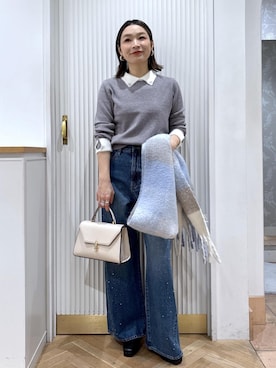 「アイテム（ハンドバッグ）」を使った、namieさん（レディース・157cm・40代）の冬コーディネート