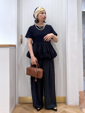 「アイテム（バンダナ/スカーフ）」を使った、namieさん（レディース・157cm・40代）の夏コーディネート