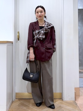 「VIS（ビス）のアイテム（バッグ）」を使った、namieさん（レディース・157cm）の夏コーディネート