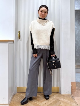 「VIS（ビス）のアイテム」を使った、namieさん（レディース・157cm）の秋コーディネート