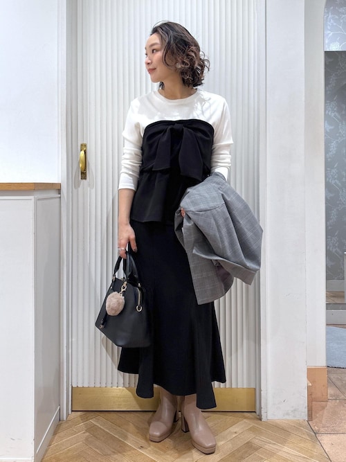 美easy】ウーリッシュマーメイドスカート【セットアップ対応/洗える